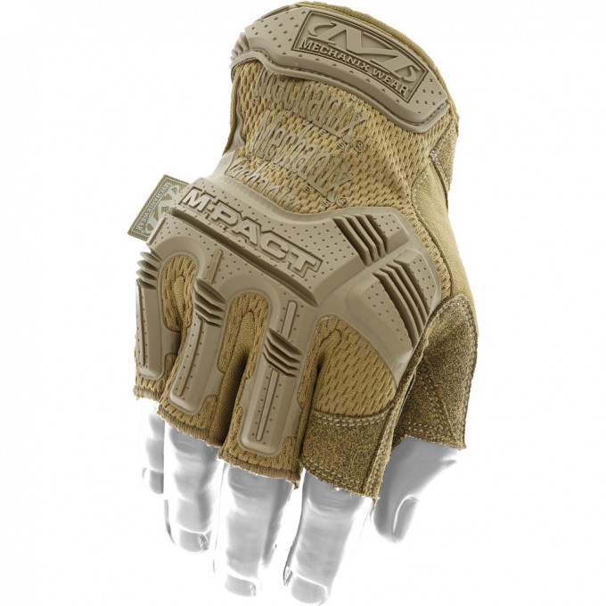 Перчатки MECHANIX M-PACT FINGERLESS COYOTE, р.M MFL-72-009 Перчатки MECHANIX M-PACT FINGERLESS COYOTE, р.M MFL-72-009